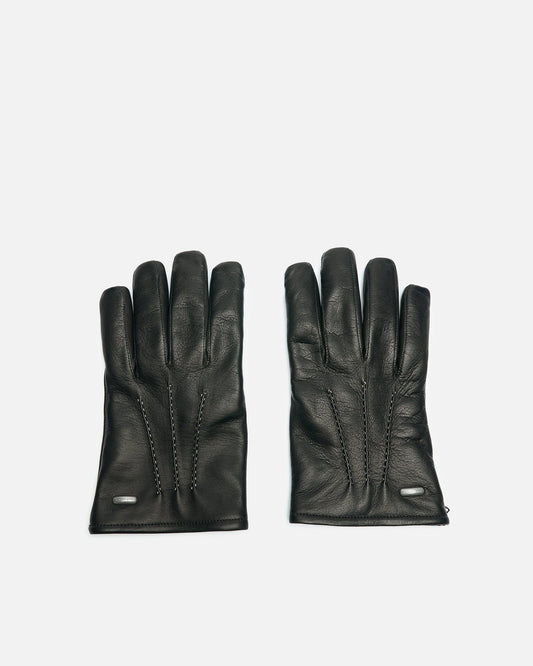 Our Legacy Men's Gloves His Gloves in Black Leather