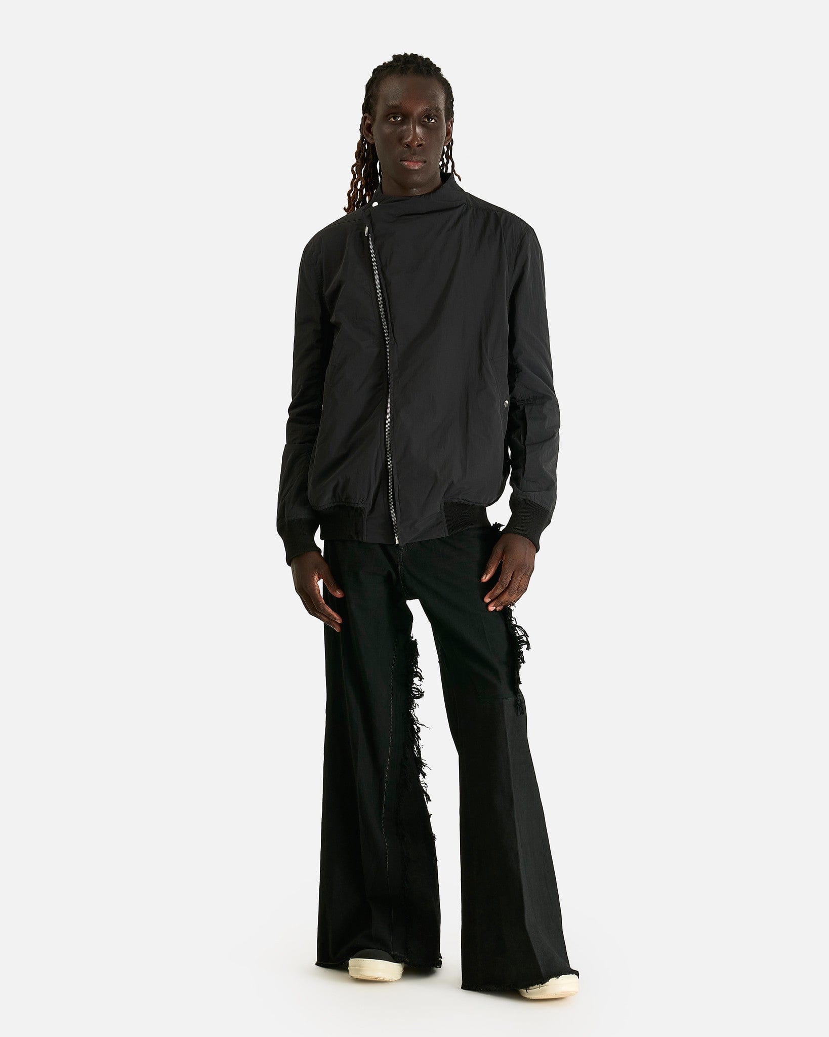 Rick Owens Men's Jackets Hollywood Flight in Black