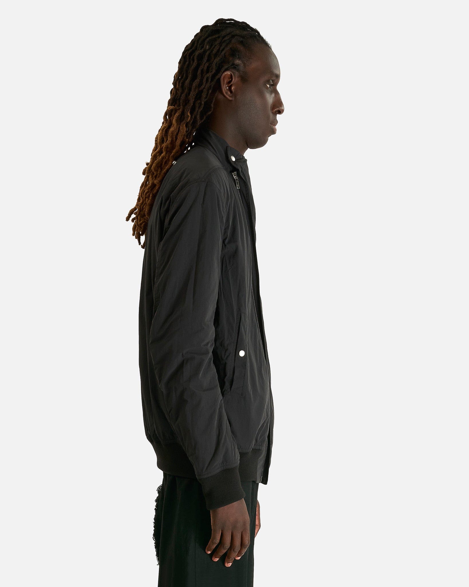 Rick Owens Men's Jackets Hollywood Flight in Black