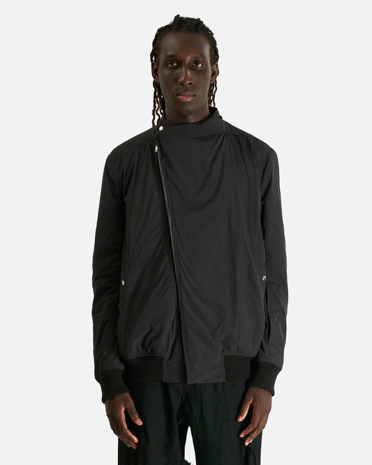 Rick Owens Men's Jackets Hollywood Flight in Black