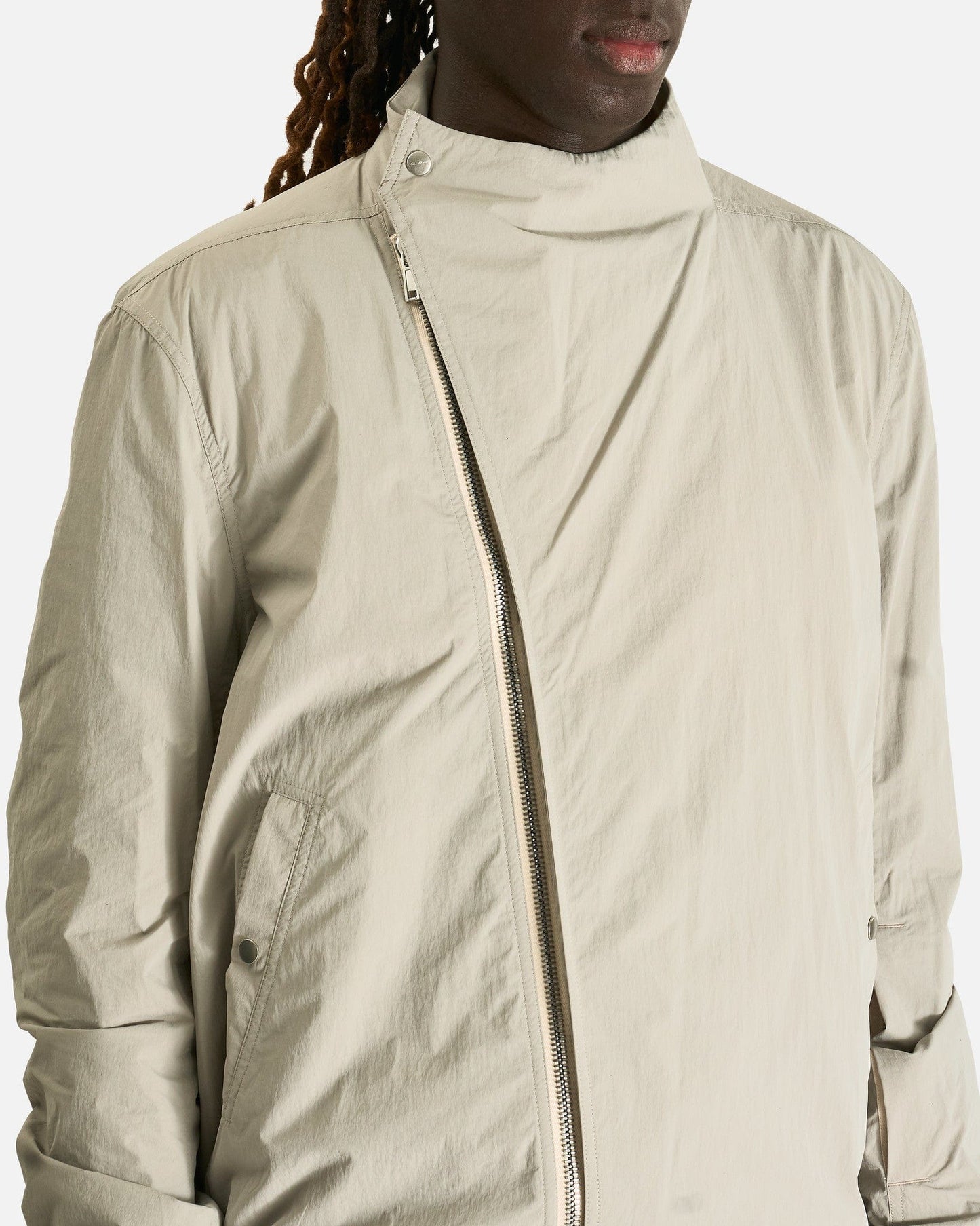 Rick Owens Men's Jackets Hollywood Flight in Pearl