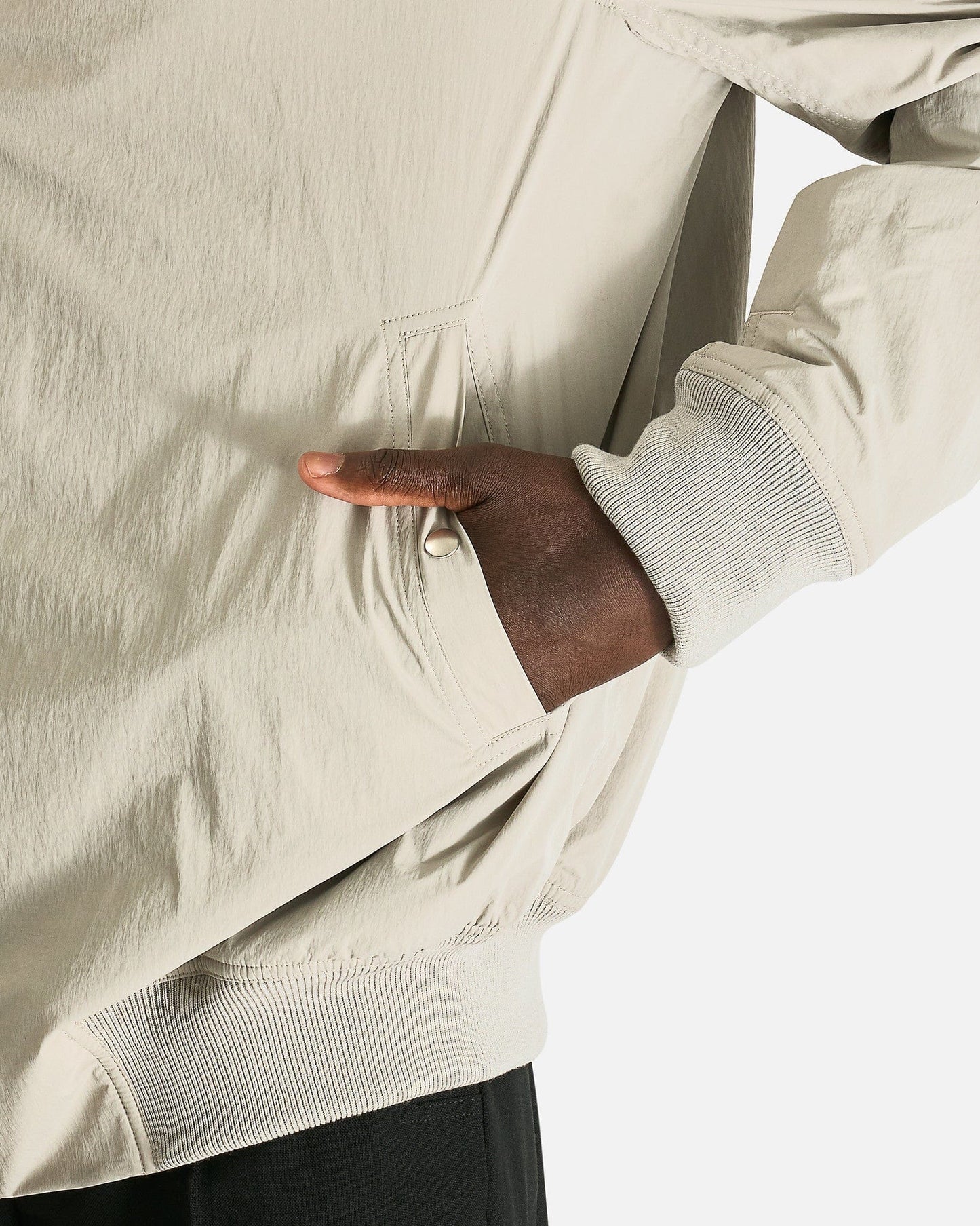 Rick Owens Men's Jackets Hollywood Flight in Pearl