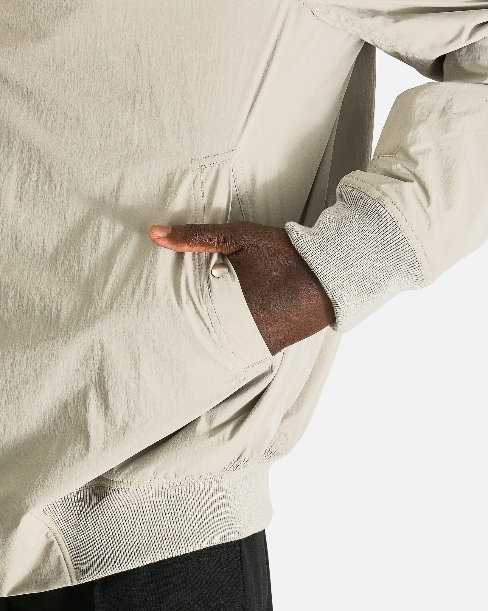 Rick Owens Men's Jackets Hollywood Flight in Pearl