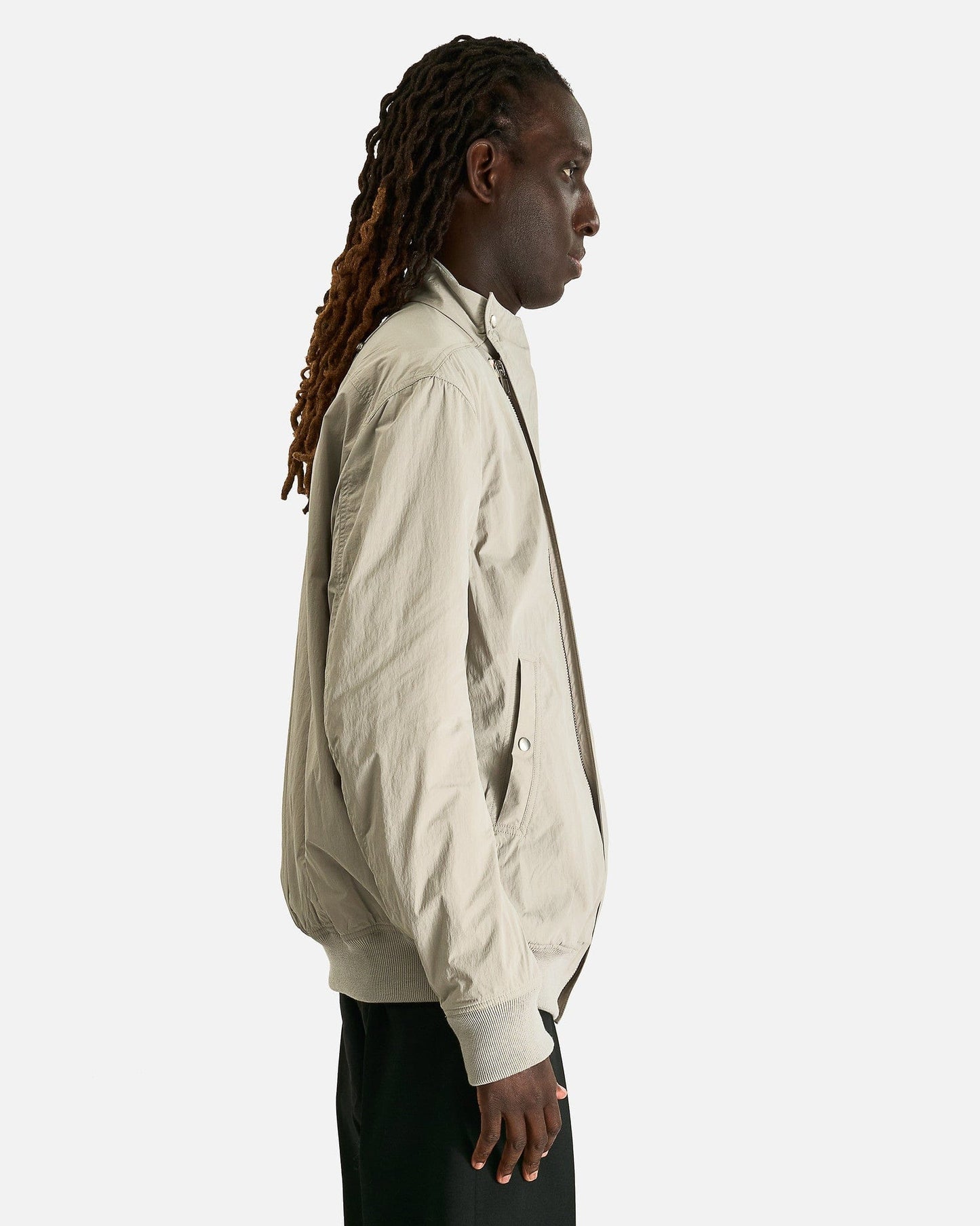 Rick Owens Men's Jackets Hollywood Flight in Pearl