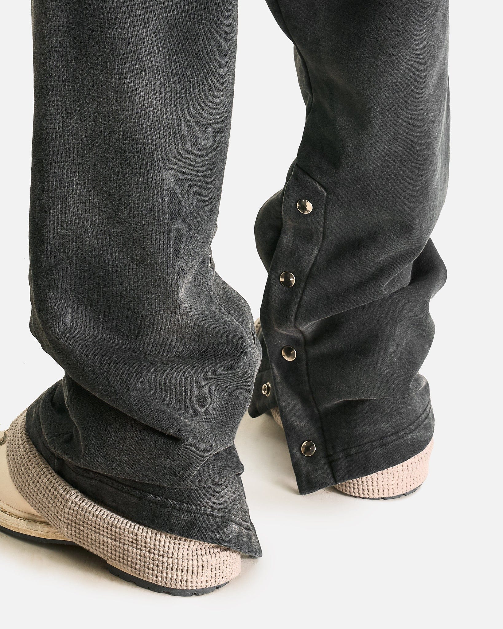 Satoshi Nakamoto Men's Pants Holy Ghost Layered Sweatpant in Washed Black