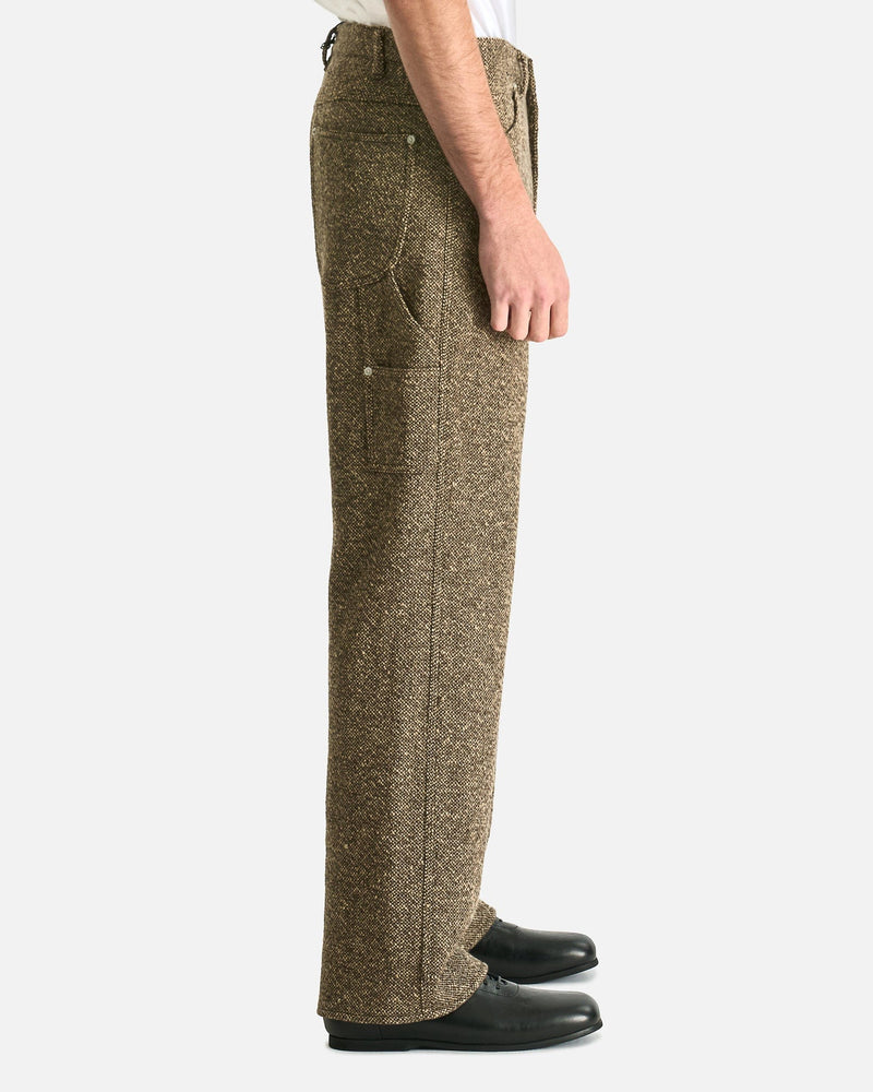 パンツ AURALEE SPUN TWEED PAINTER PANTS Auralee Homespun Tweed Painter Pants Brown – Neighbour
