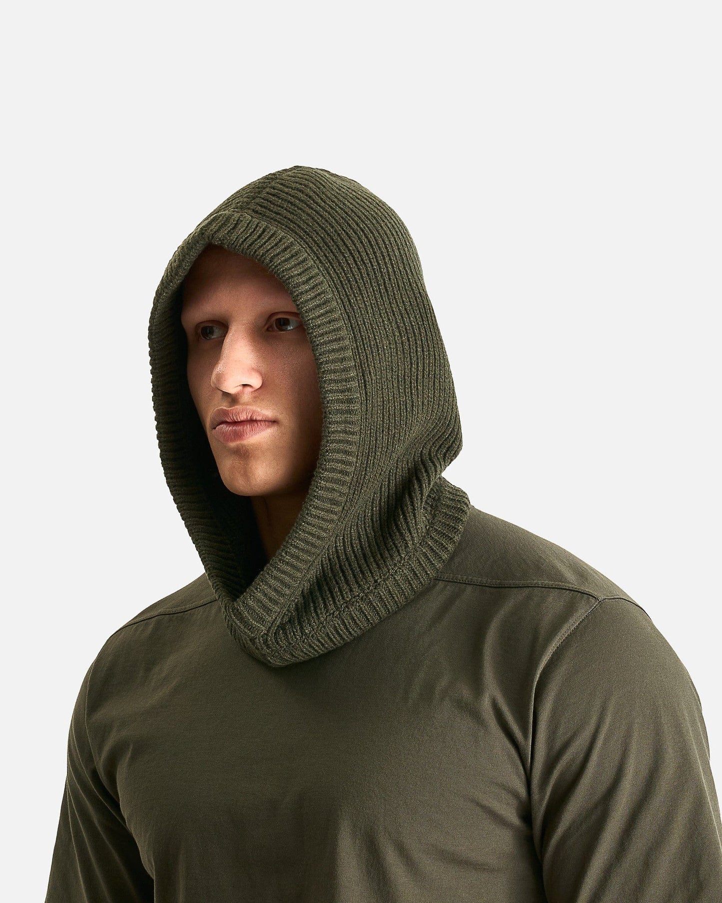 Rick Owens Men's Hats OS Hood in Bosco