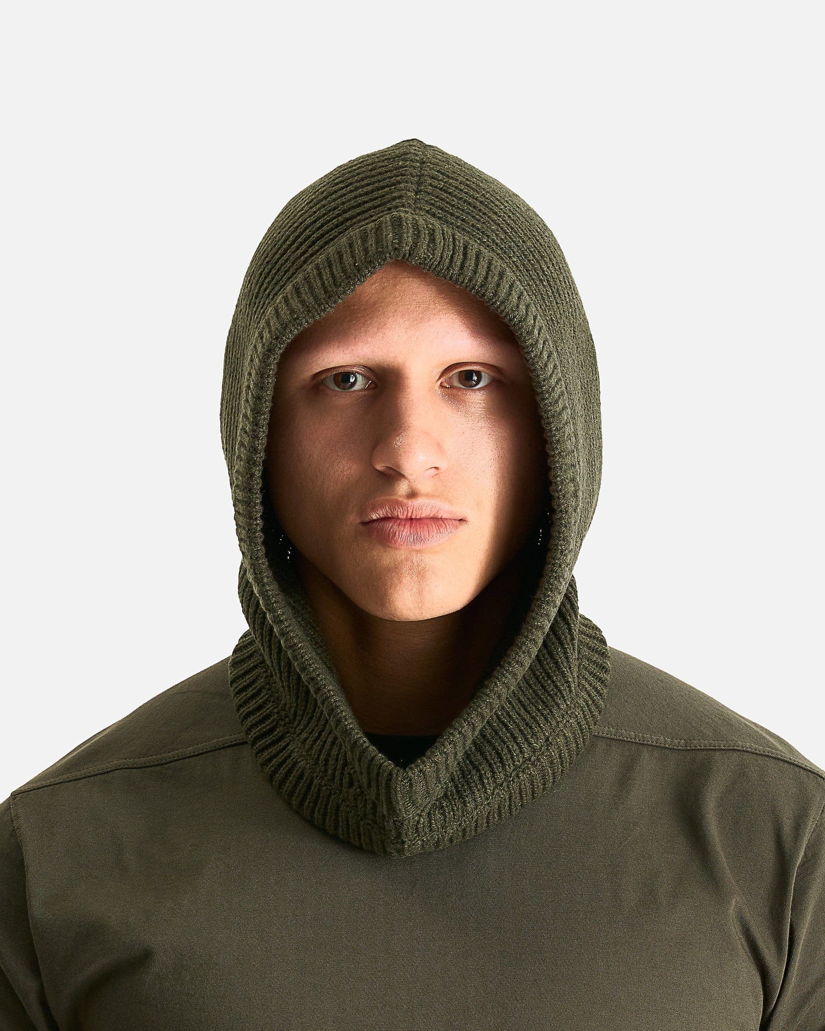 Rick Owens Men's Hats OS Hood in Bosco