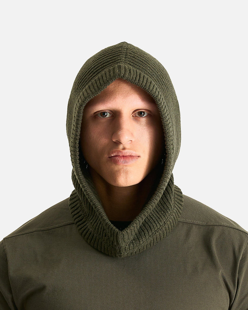 Rick Owens Men's Hats OS Hood in Bosco