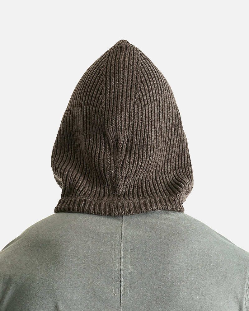 Rick Owens Men's Hats OS Hood in Dark Dust