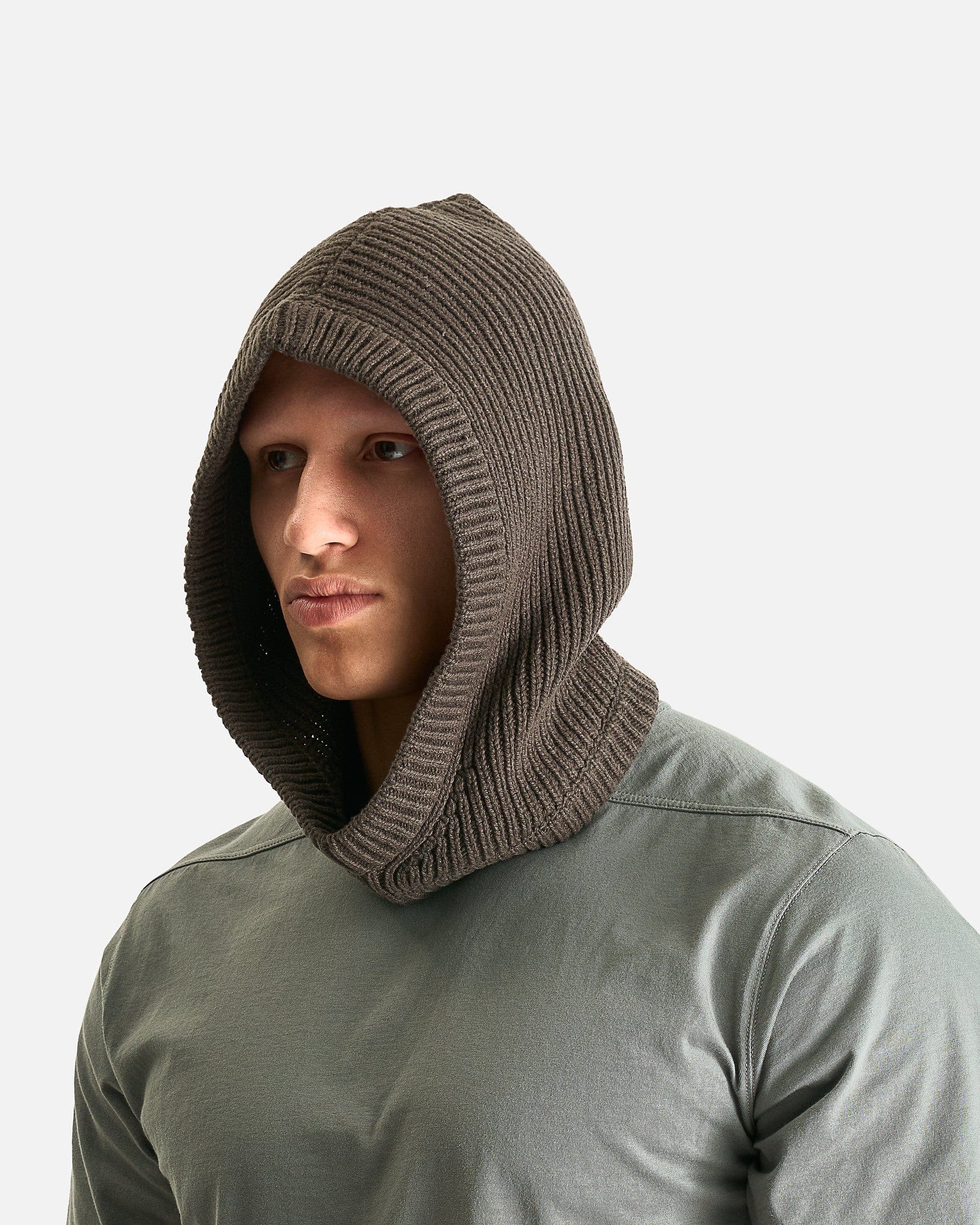 Rick Owens Men's Hats OS Hood in Dark Dust