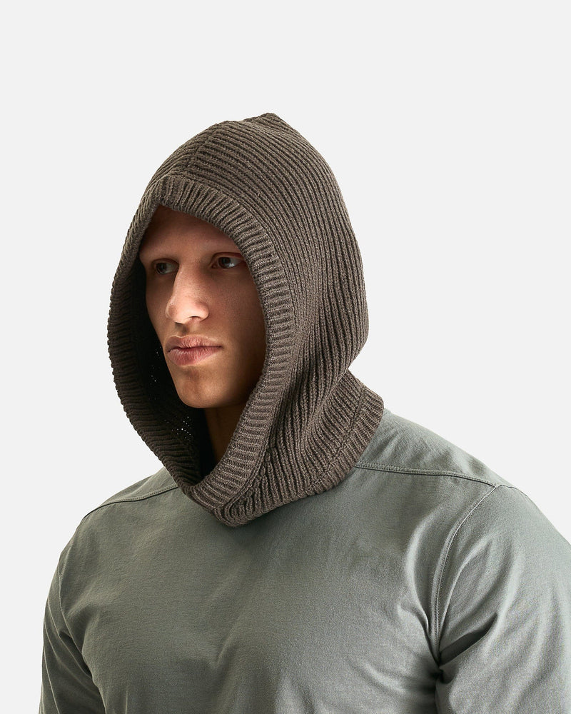 Rick Owens Men's Hats OS Hood in Dark Dust