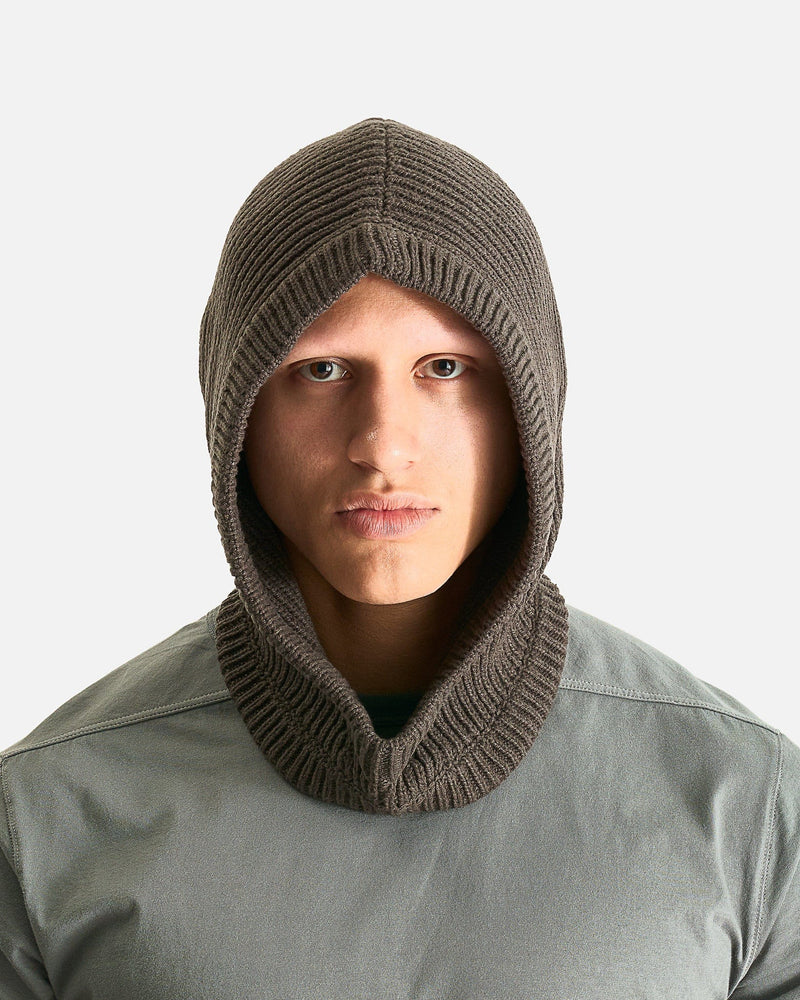 Rick Owens Men's Hats OS Hood in Dark Dust