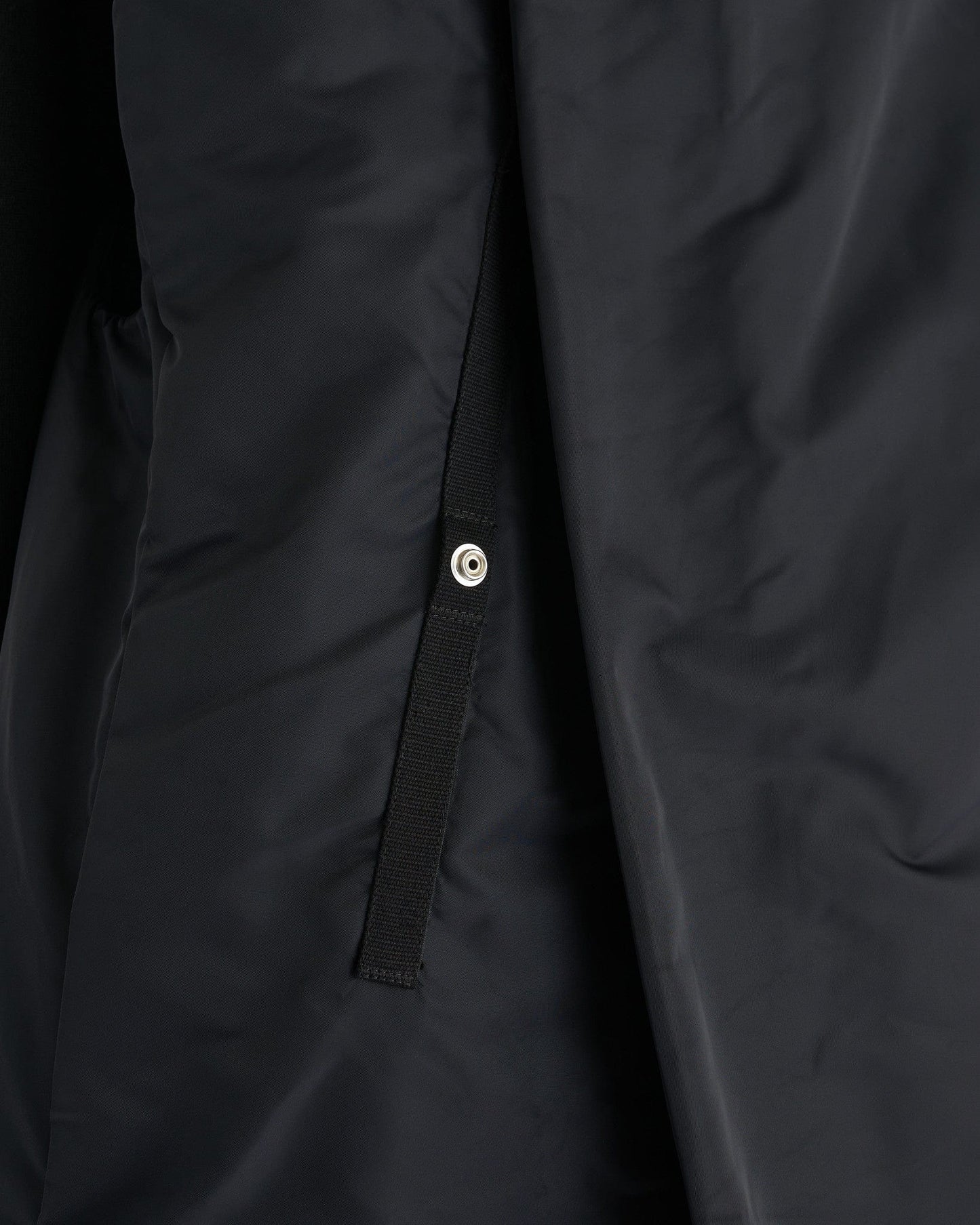 Rick Owens Men's Jackets Hooded Liner Jacket in Black