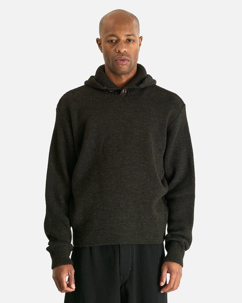 Hooded Sweater in Dark Espresso – SVRN