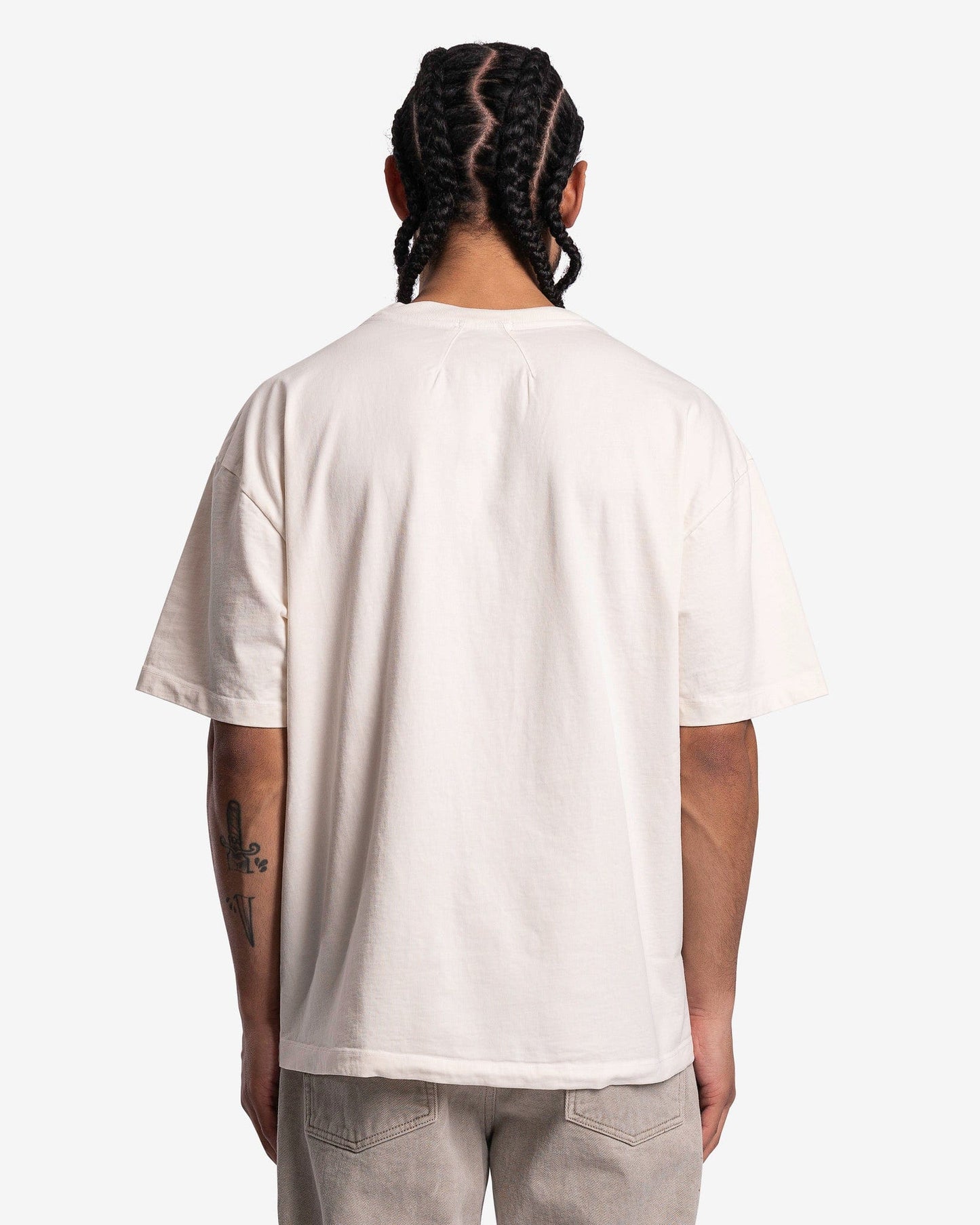 Rhude Men's T-Shirts Hotel De Rhude T-Shirt in Vintage White