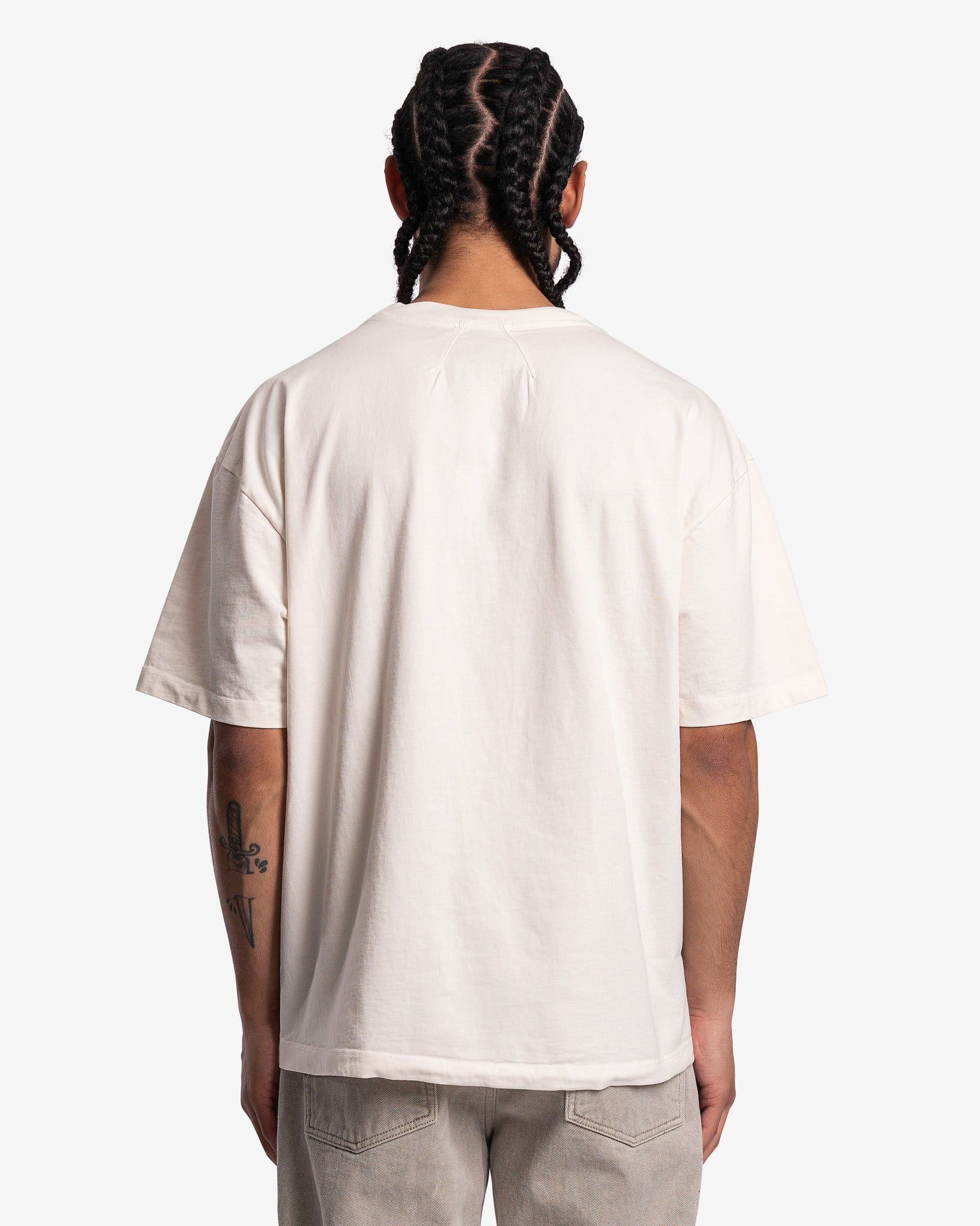 Rhude Men's T-Shirts Hotel De Rhude T-Shirt in Vintage White