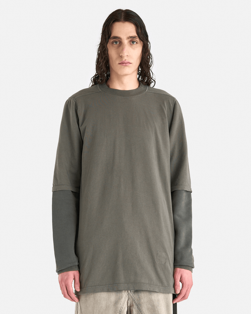 Rick Owens DRKSHDW Men's Sweatshirts Hustler T in Hustler Blue