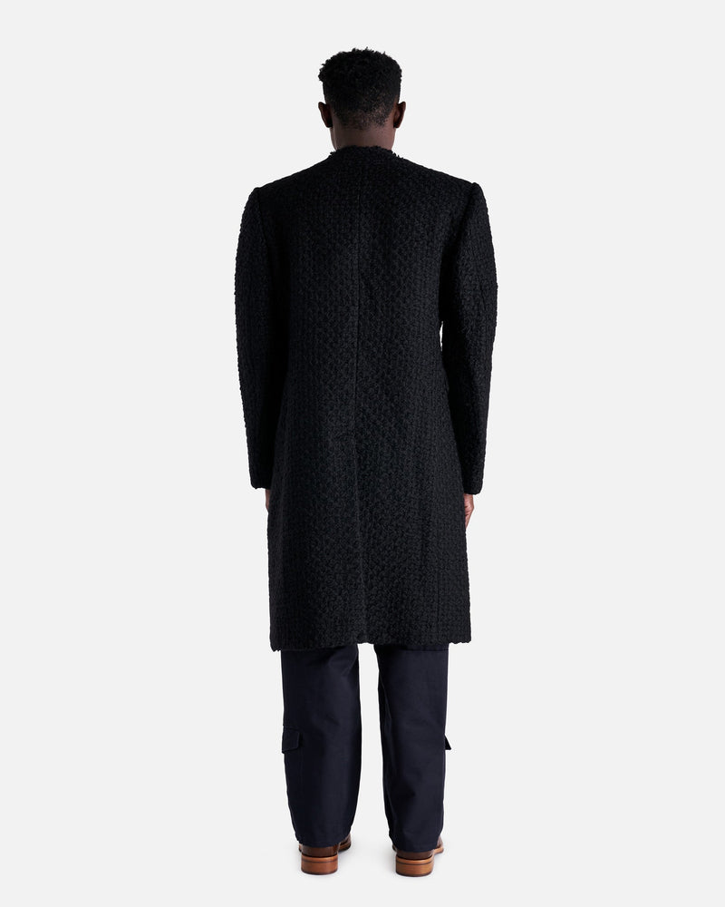 NAMACHEKO Men's Coat Hwicce Double Breasted Coat in Black