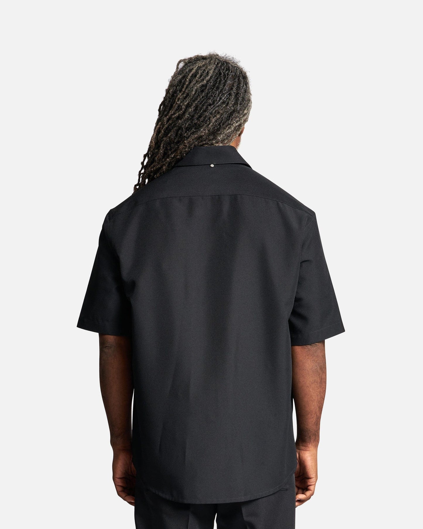 OAMC Men's Shirts Ian Shirt Short Sleeved in Black