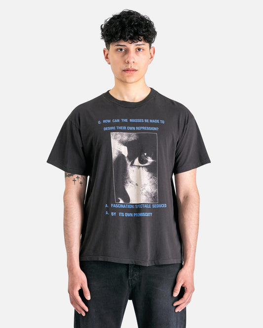Enfants Riches Deprimes Men's T-Shirts Ideology Materialized T-Shirt in Faded Black