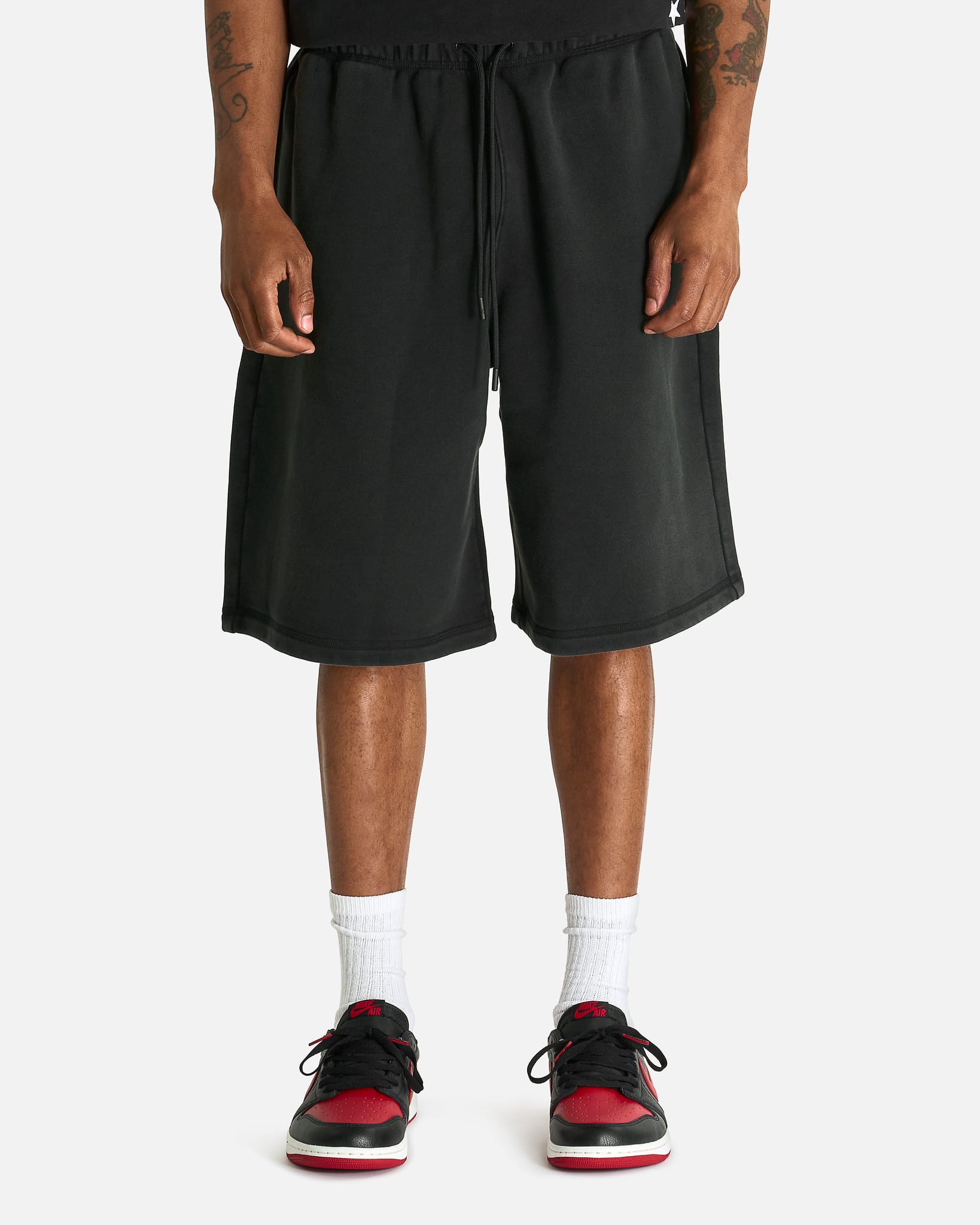 Nike Men's Shorts IH Oversized Fleece Shorts in Black