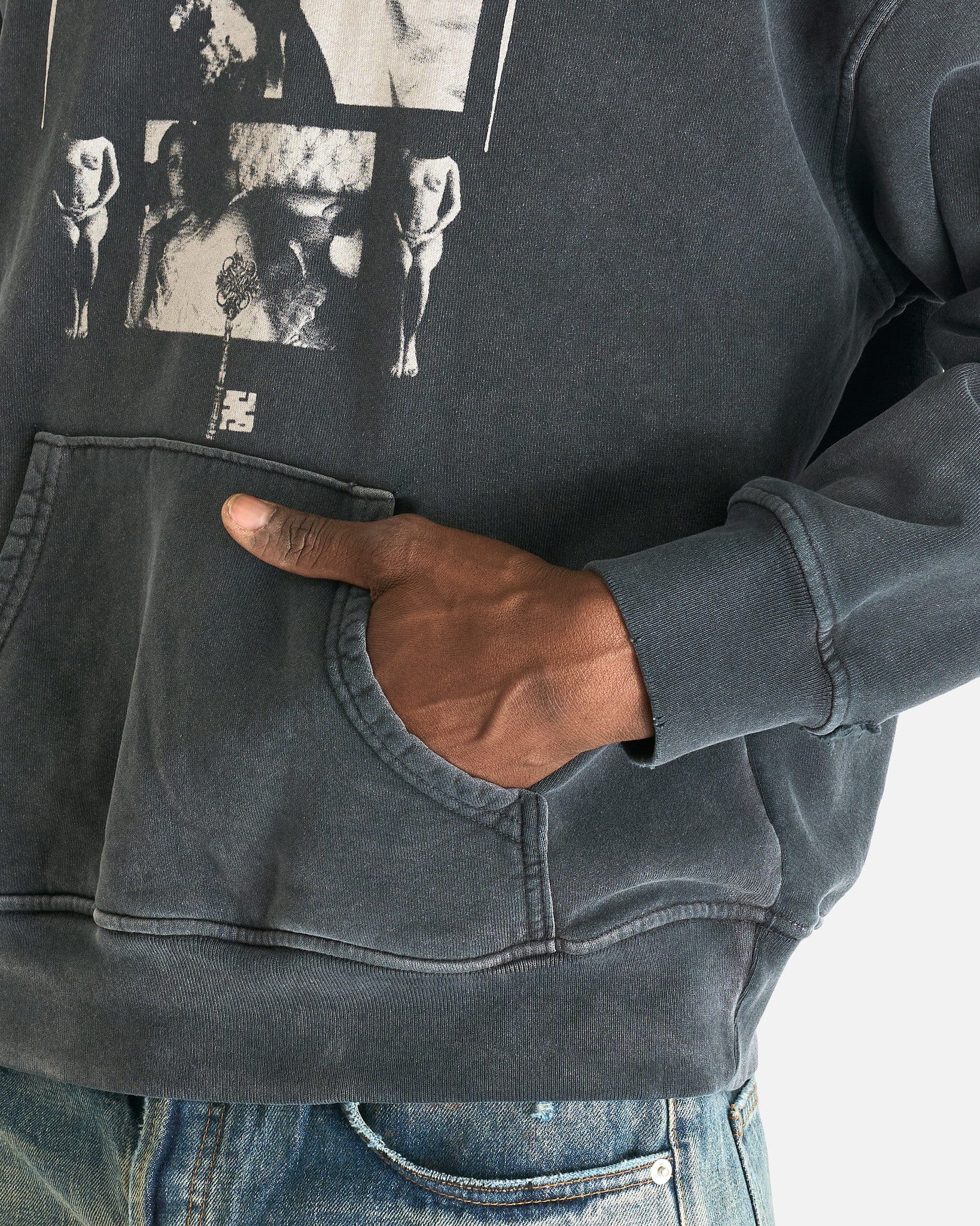 Enfants Riches Deprimes Men's Sweatshirts Il Possesso Hoodie in Light Antique Black