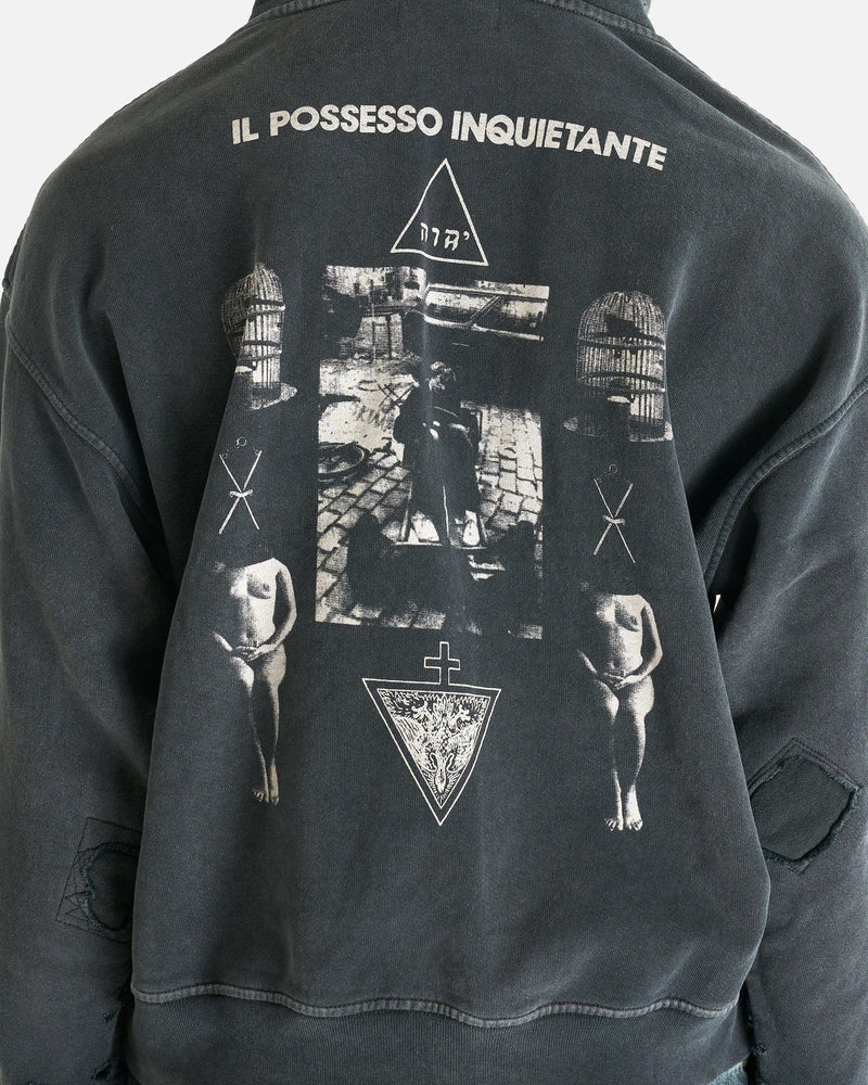 Enfants Riches Deprimes Men's Sweatshirts Il Possesso Hoodie in Light Antique Black