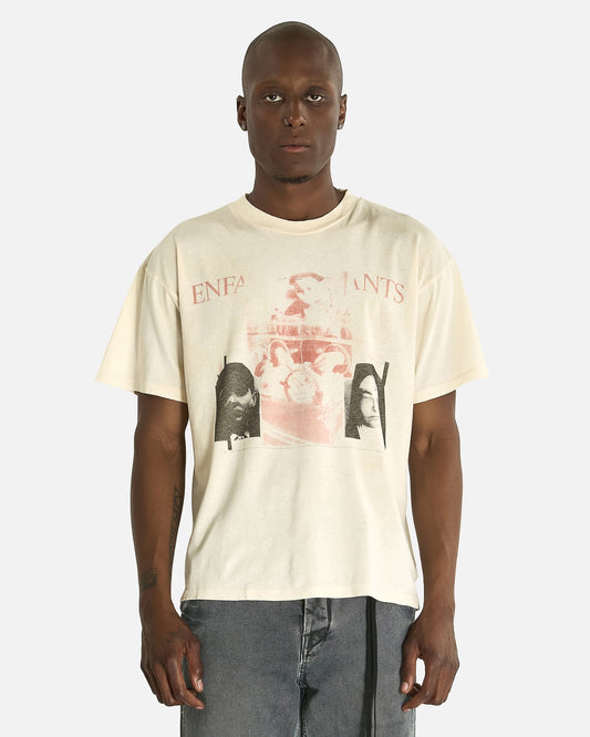 Enfants Riches Deprimes Men's T-shirts Ill Fated T-Shirt in Dirty White
