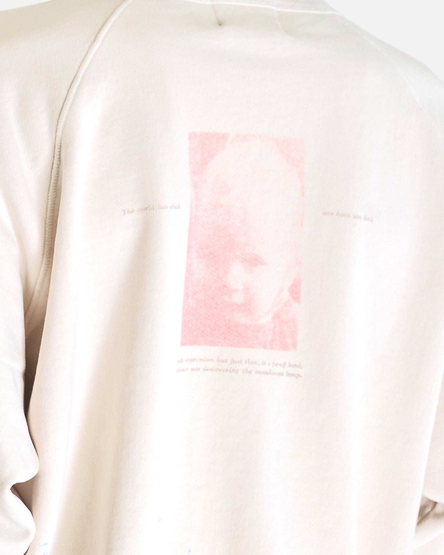 Enfants Riches Deprimes Men's Sweatshirts Incandescent Raglan Sweatshirt in Dirty White