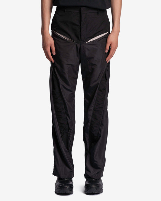 Kusikohc Men's Pants Incision Pants in Black