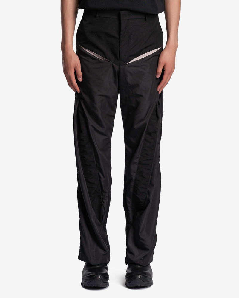 Kusikohc Men's Pants Incision Pants in Black