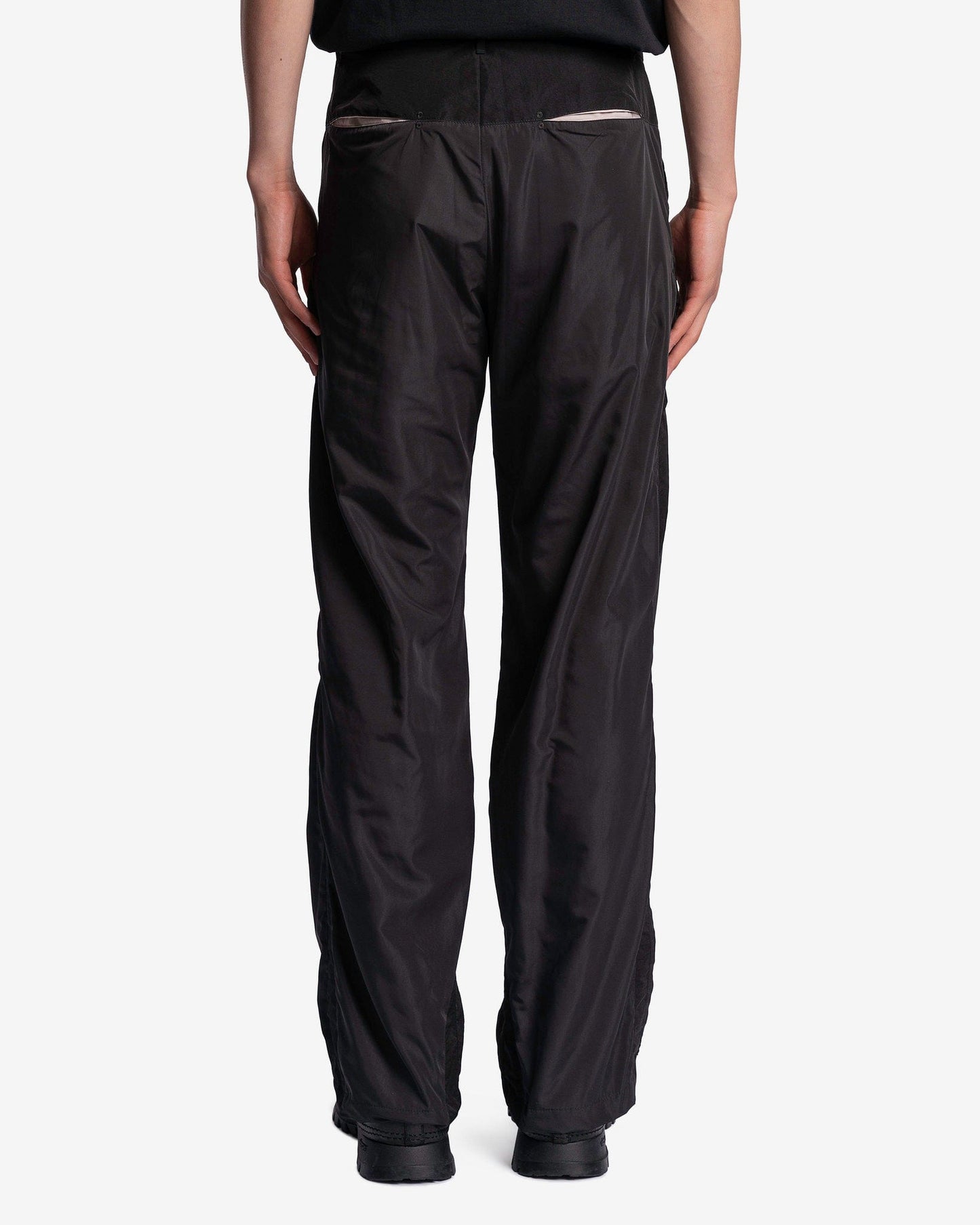 Kusikohc Men's Pants Incision Pants in Black