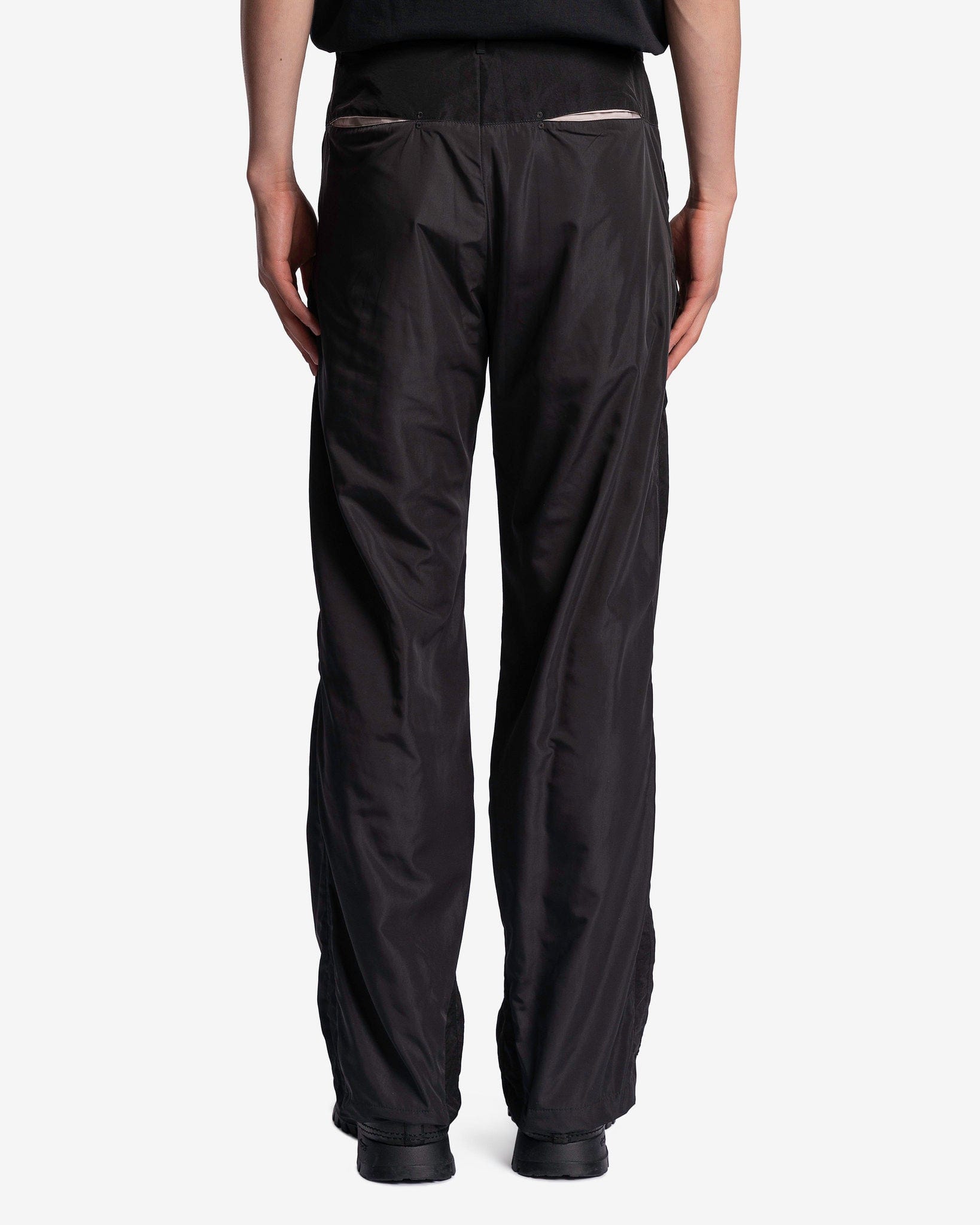 Kusikohc Men's Pants Incision Pants in Black