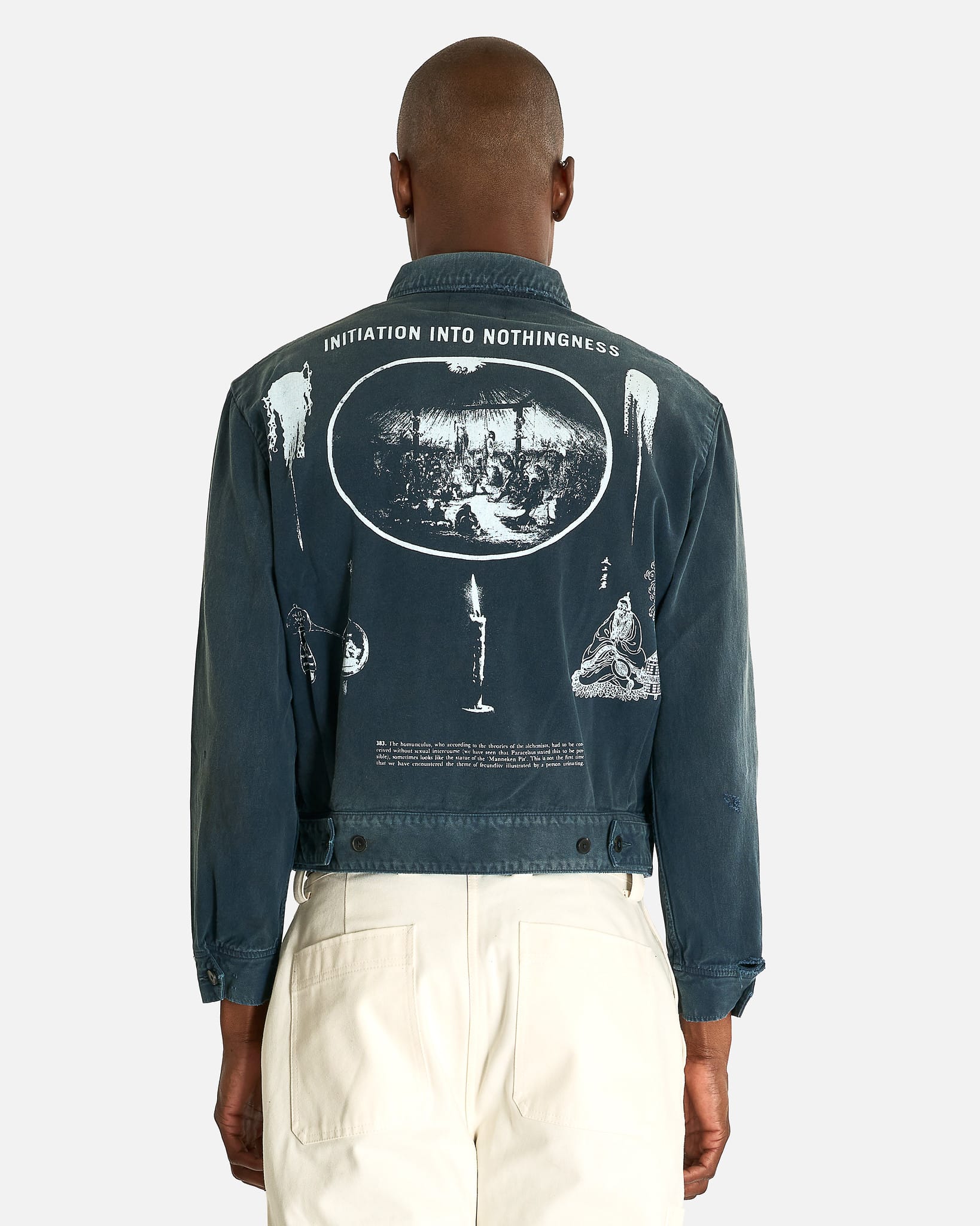 Enfants Riches Deprimes Men's Jackets Initiation Into Nothingness Mechanics Jacket in Navy