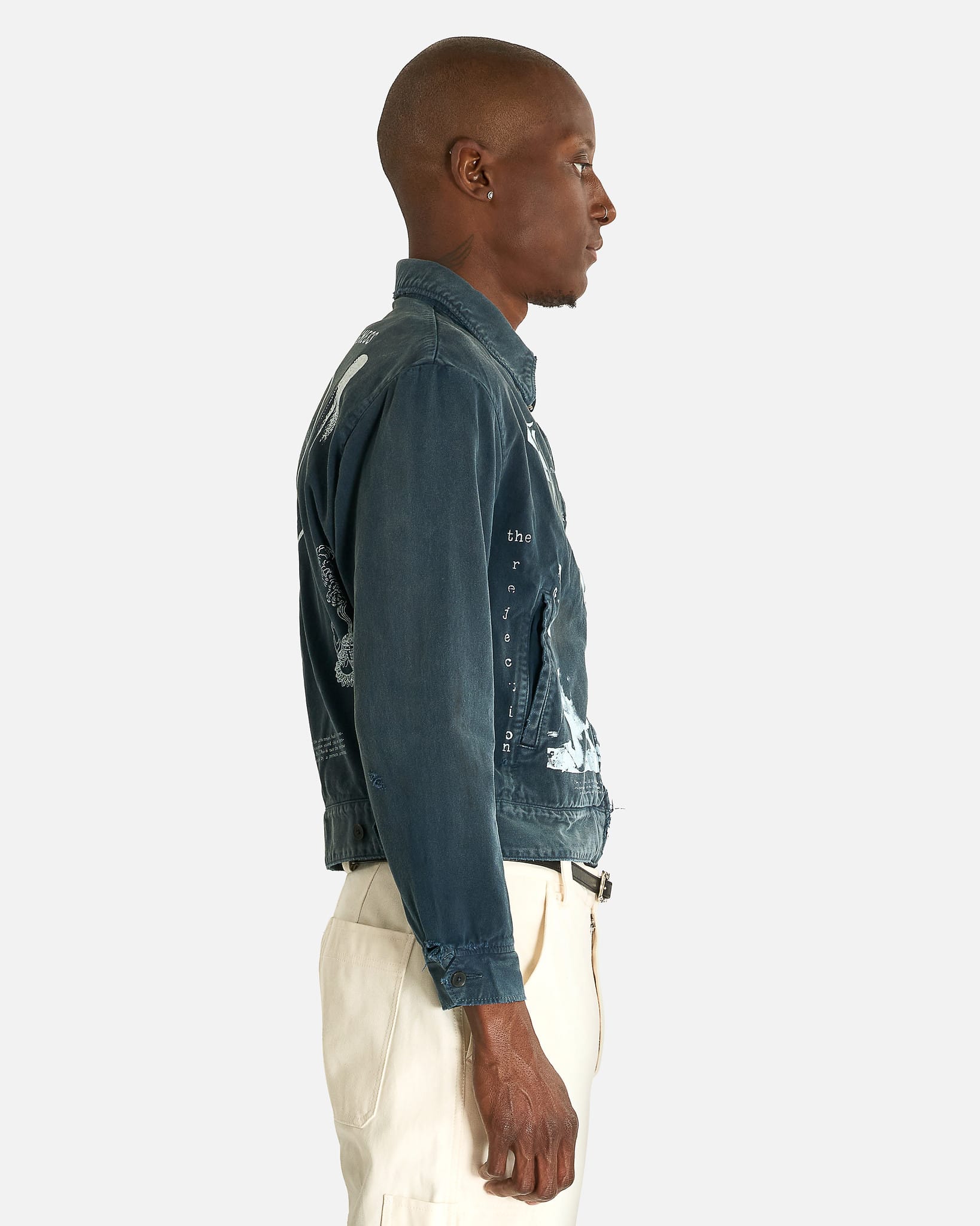 Enfants Riches Deprimes Men's Jackets Initiation Into Nothingness Mechanics Jacket in Navy