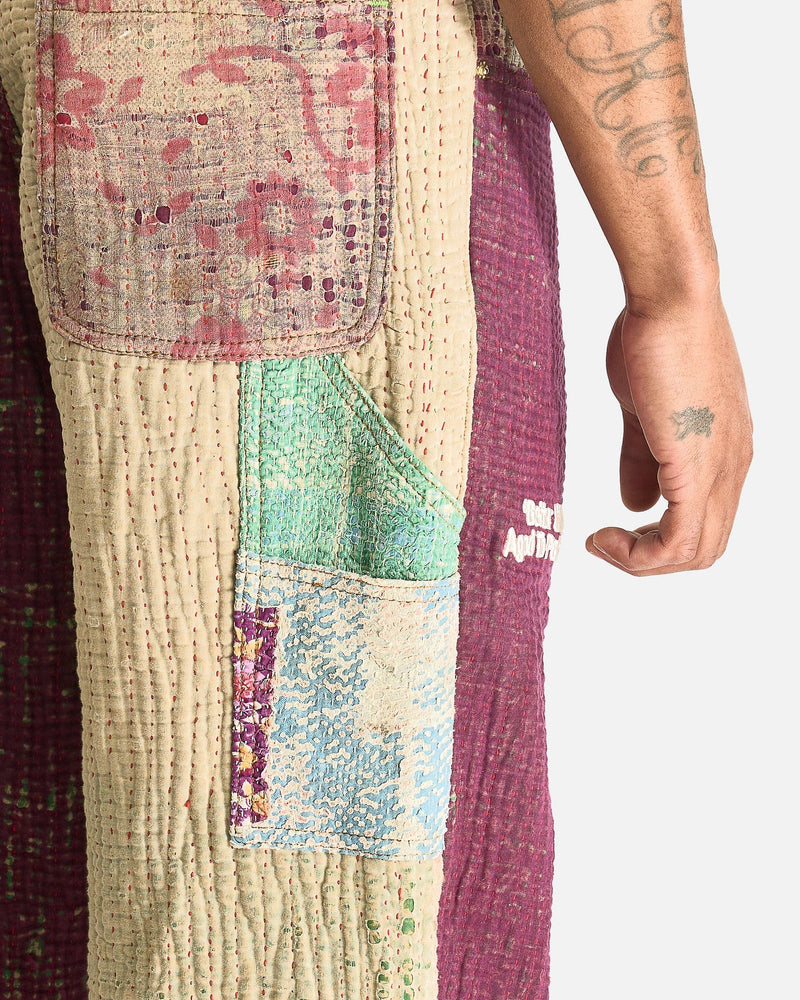 Better With Age Men's Pants Isaac Hand-Quilted Trouser in Multi