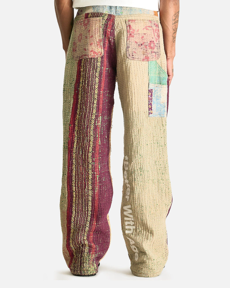 Better With Age Men's Pants Isaac Hand-Quilted Trouser in Multi