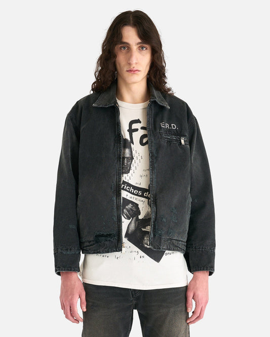 Enfants Riches Deprimes Men's Jackets Italian Romance Zip Jacket in Black/White