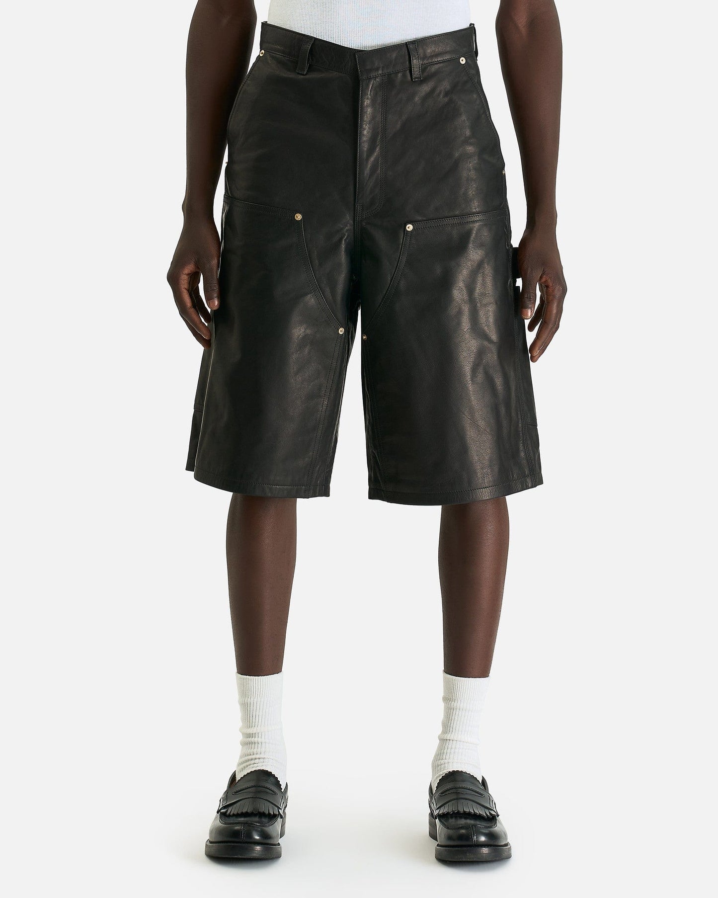 Wales Bonner Men's Shorts Ivy Shorts in Black