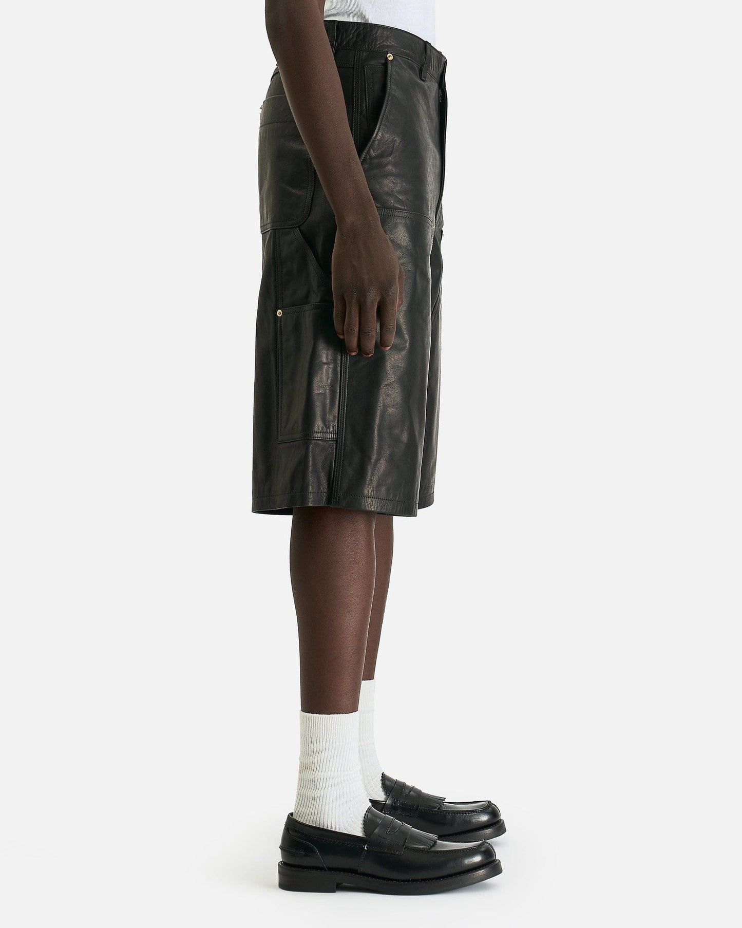 Wales Bonner Men's Shorts Ivy Shorts in Black