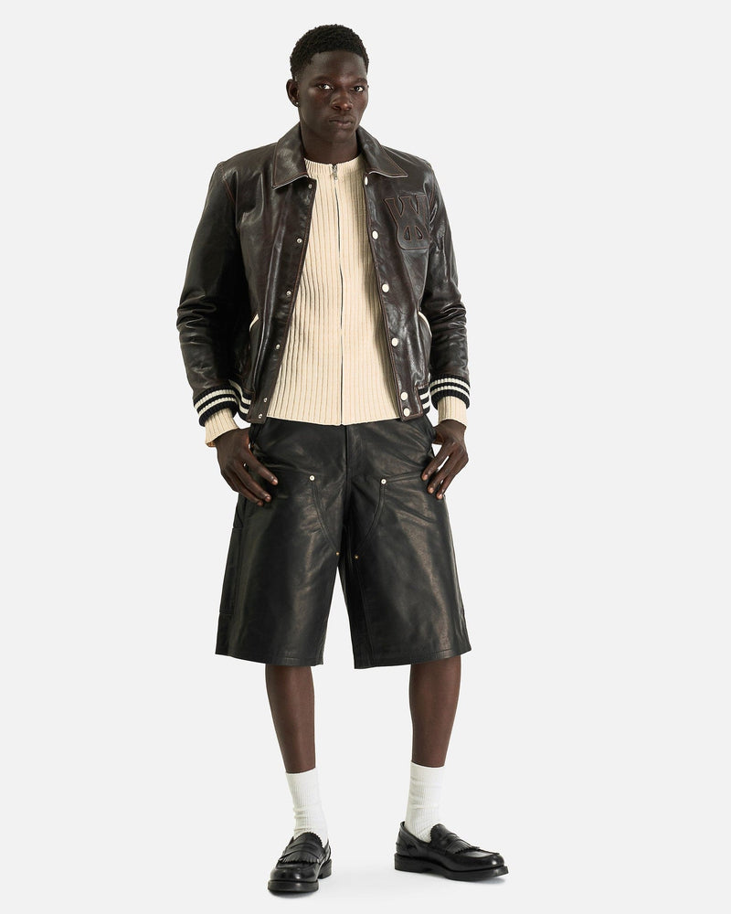 Wales Bonner Men's Shorts Ivy Shorts in Black