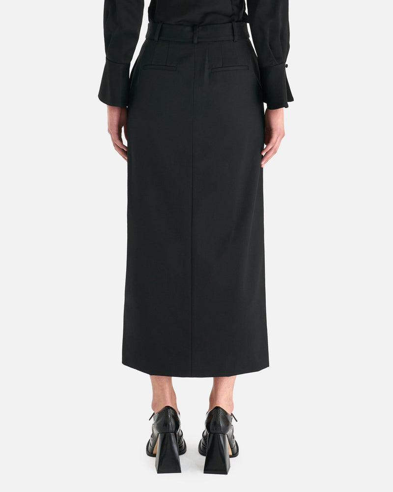Simkhai Women Skirts Jalda Straight Skirt in Black