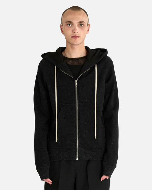 Rick Owens Men's Sweatshirts Jason Hoodie in Black