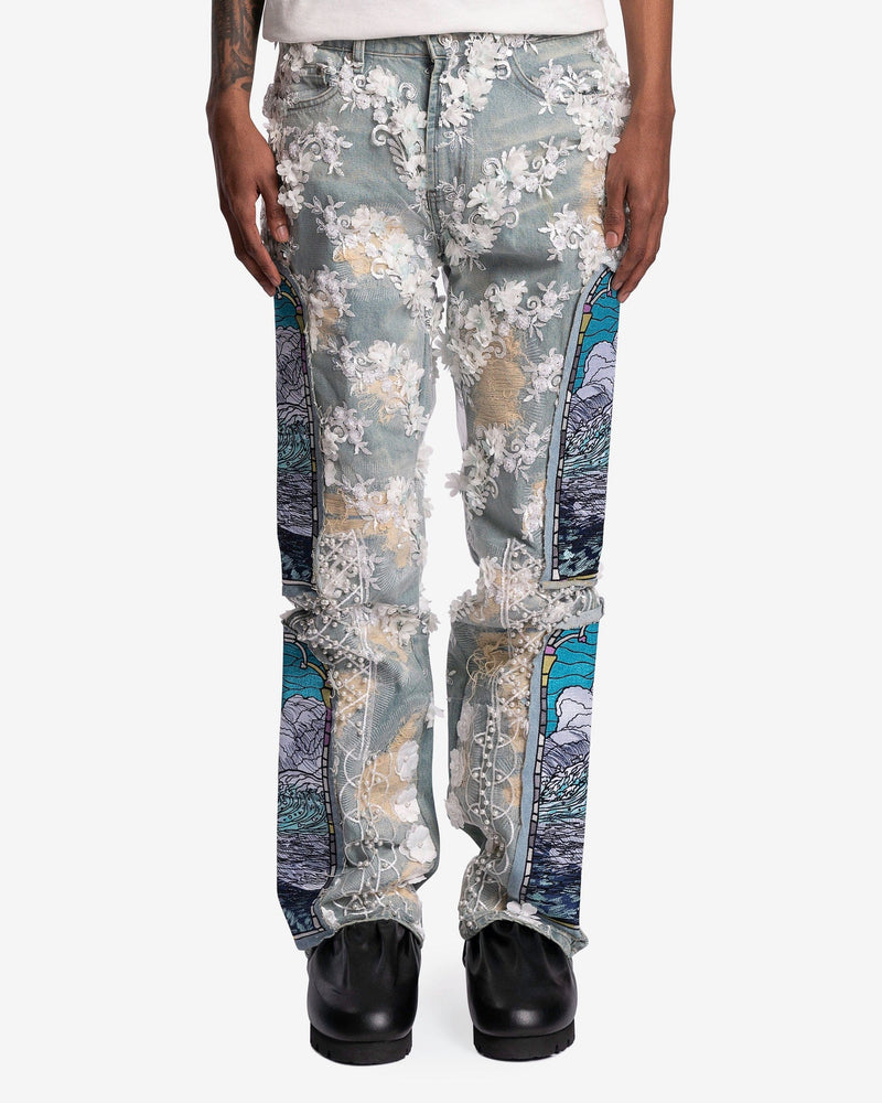 Who Decides War Men's Jeans Jemotts Altar Fusion Denim in Sky