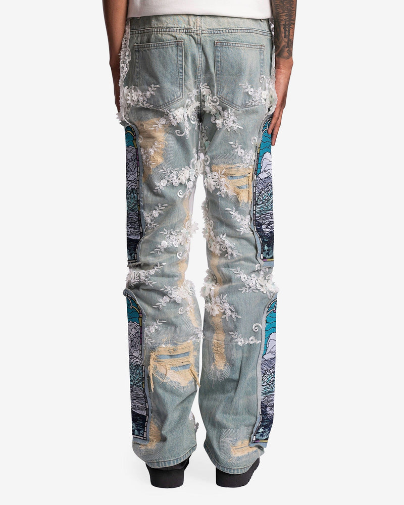 Who Decides War Men's Jeans Jemotts Altar Fusion Denim in Sky