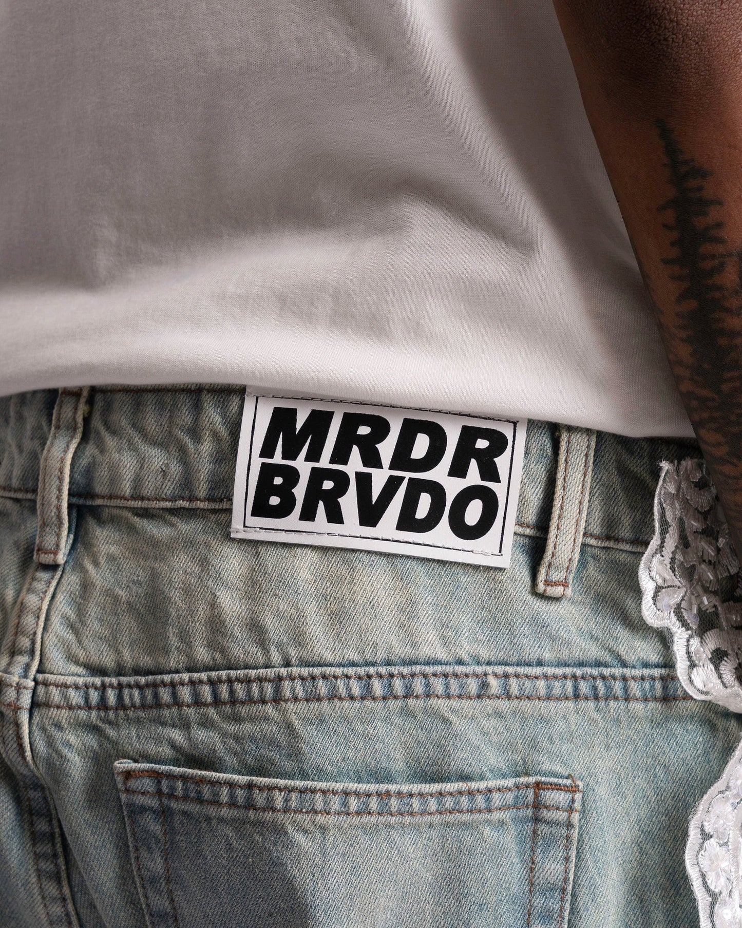 Who Decides War Men's Jeans Jemotts Altar Fusion Denim in Sky