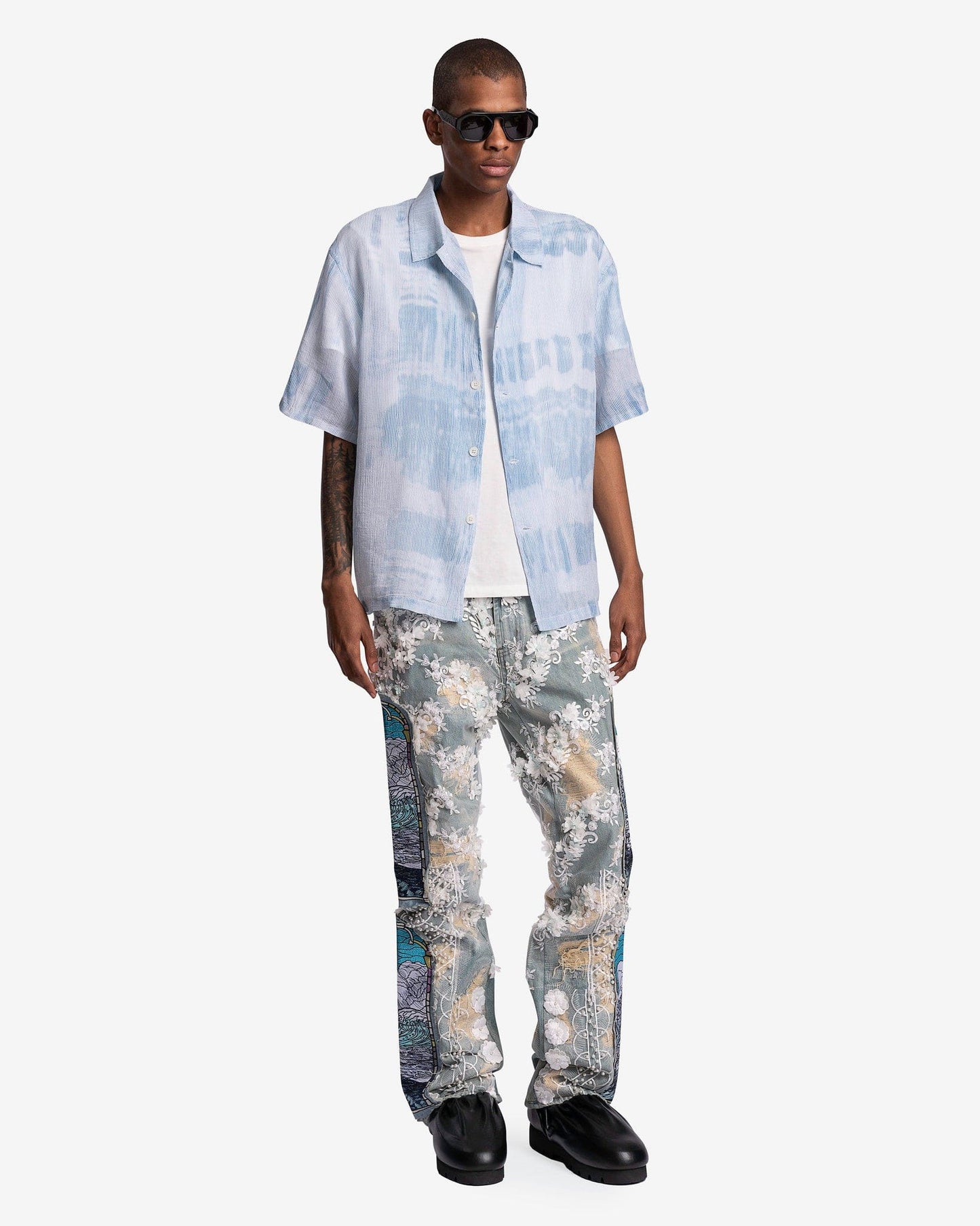 Who Decides War Men's Jeans Jemotts Altar Fusion Denim in Sky