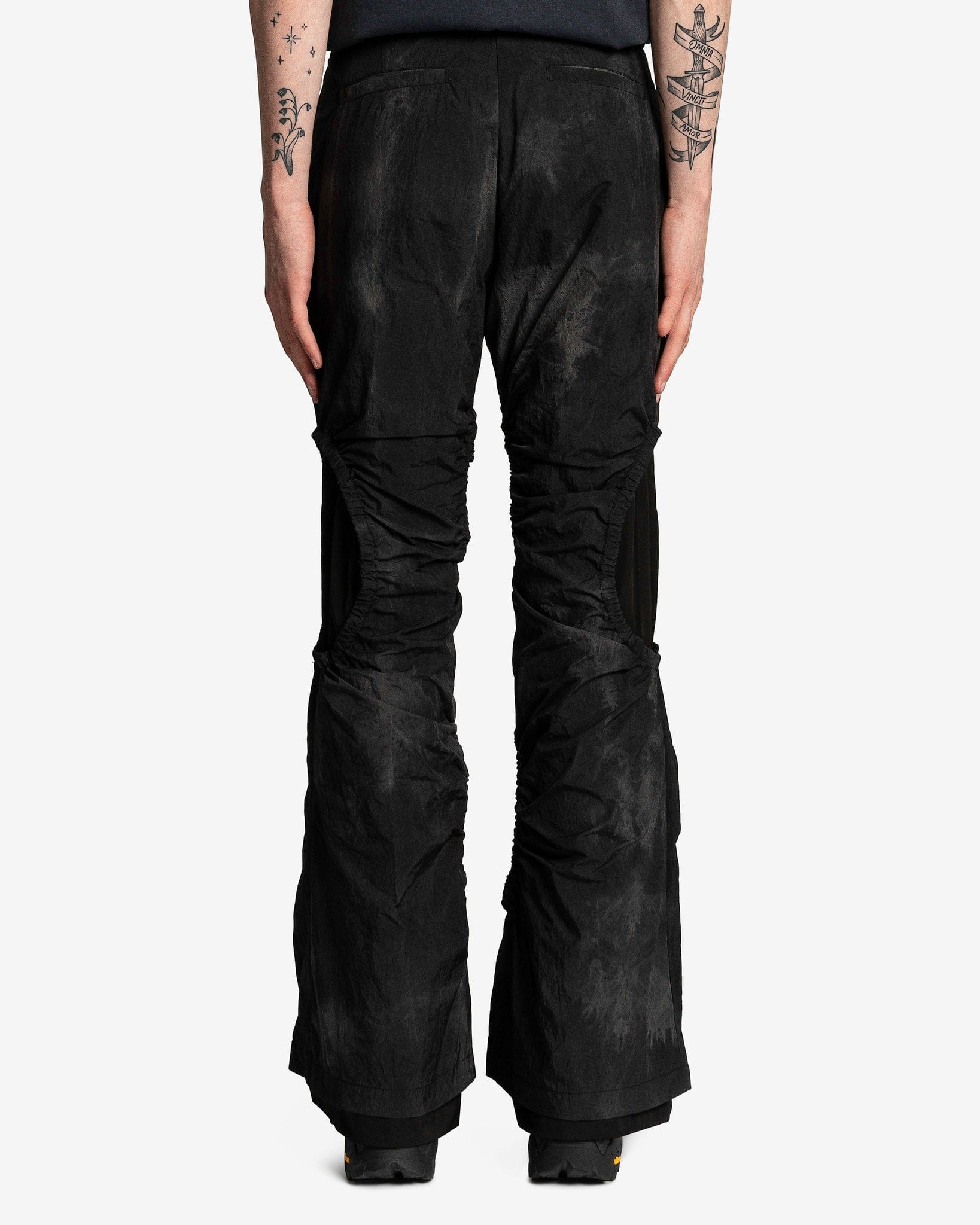 FFFPOSTALSERVICE Men's Pants Jigo Flare Trousers V1 in Black