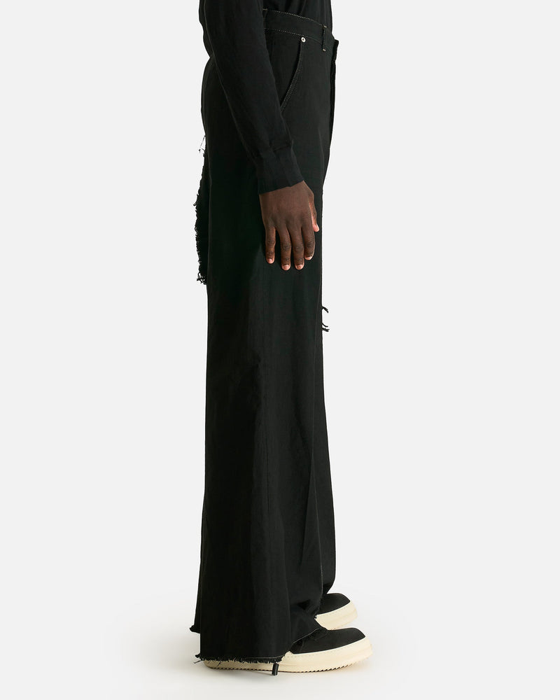 Rick Owens Men's Pants Joris Trousers in Black